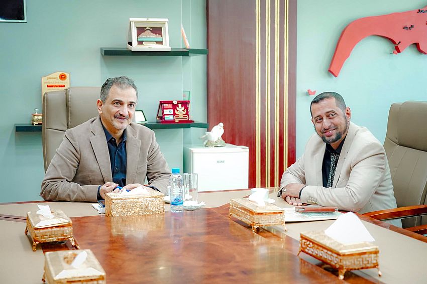 لملس يناقش مع رئيس فرع جهاز المحاسبة والمراقبة بعدن تعزيز آليات الشفافية والرقابة المالية