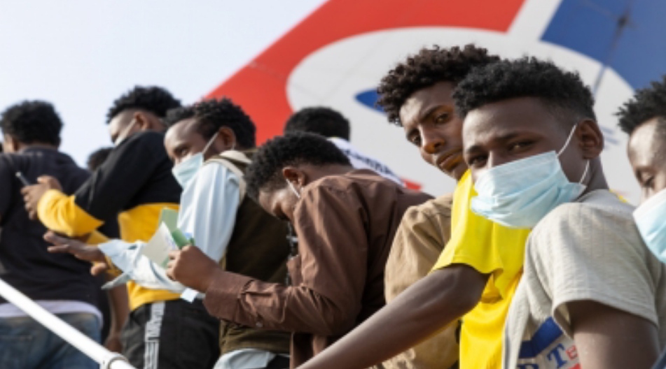 الهجرة الدولية: عودة 900 مهاجر إثيوبي من مأرب طوعًا إلى ديارهم